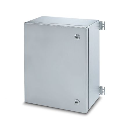 Phoenix Contact Type 30 Series Silver 316L Stainless Steel Junction Box, IECEx, ATEX, 210 mm, 300mm 300 mm