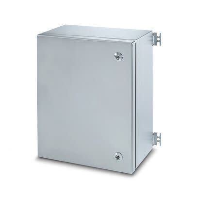 Phoenix Contact Type 32 Series Silver 316L Stainless Steel Junction Box, IECEx, ATEX, 210 mm, 600mm 600 mm