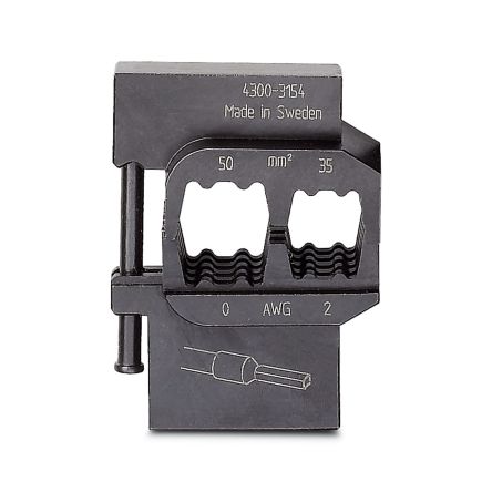 Phoenix Contact, CRIMPFOX-M Crimp Die, Coaxial Type Crimp Tool Black