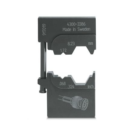 Phoenix Contact, CRIMPFOX-M Crimp Die, Hex size 8.23 mm Black