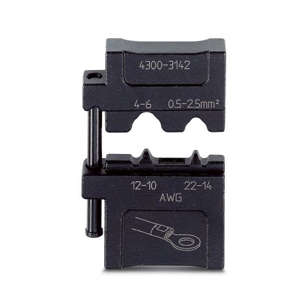 Phoenix Contact, CRIMPFOX-M Crimp Die, Coaxial Type Crimp Tool Black