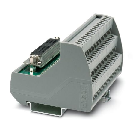 Phoenix Contact VARIOFACE Professional Series 50-Contact Female Interface Module, D-Sub Connector, DIN Rail, 500mA
