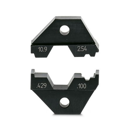 Phoenix Contact, CRIMPFOX-CX Crimp Die, Coaxial Type Replacement Die Black
