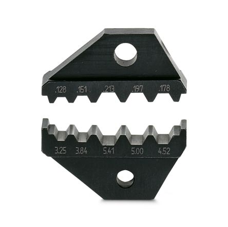 Phoenix Contact, CRIMPFOX-FO Crimp Die, Coaxial Type Replacement Die Black