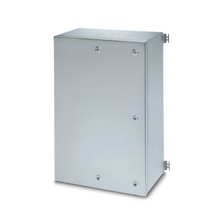 Phoenix Contact C S6 A Series Silver 316L Stainless Steel Junction Box, ATEX, 600 mm, 600mm 600 mm
