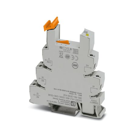 Phoenix Contact 1 Way 120V ac DIN Rail Relay Base
