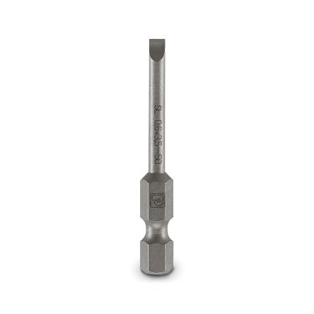 Phoenix Contact Driver Bit, 1/4 in Tip, Phillips Drive, 50 mm Overall
