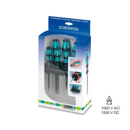 Phoenix Contact Slotted, Phillips Tool Set 6 Pieces