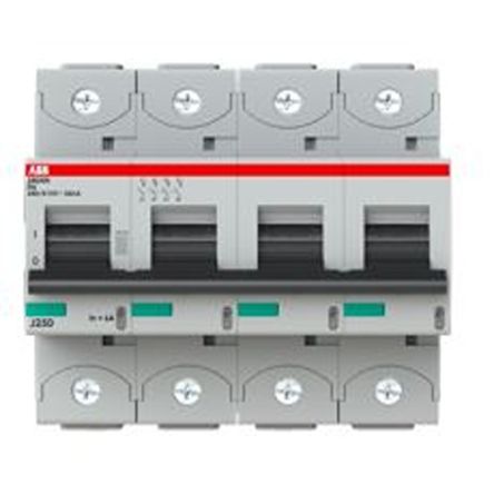 ABB S804N Miniature Circuit Breaker, 4-Pole, 32A, Type C, 690V ac AC, 36 kA Breaking Capacity