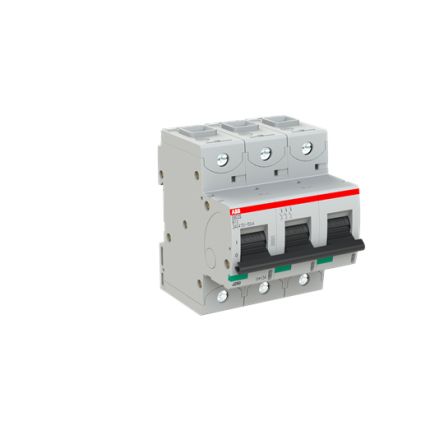 ABB S800S Miniature Circuit Breaker, 3-Pole, 13A, Type B, 240V ac AC, 50 kA Breaking Capacity