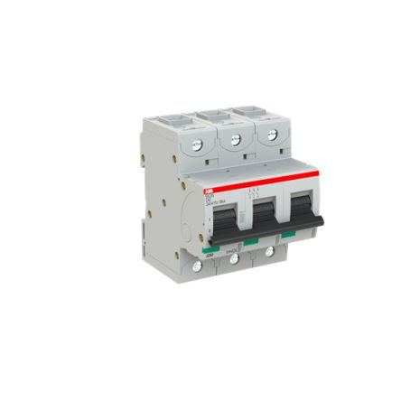 ABB S803N Miniature Circuit Breaker, 3-Pole, 40A, Type C, 690V ac AC, 36 kA Breaking Capacity