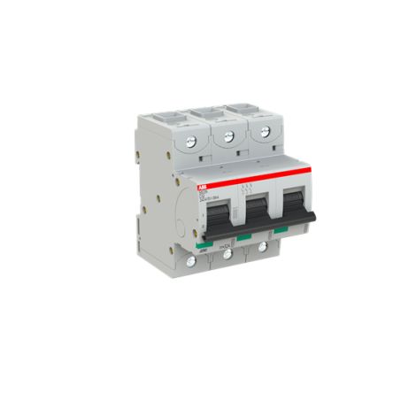 ABB S803N Miniature Circuit Breaker, 3-Pole, 32A, Type C, 690V ac AC, 36 kA Breaking Capacity