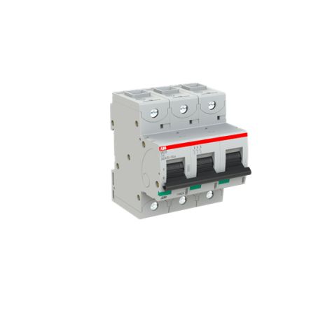 ABB S800S Miniature Circuit Breaker, 3-Pole, 40A, Type C, 240V ac AC, 50 kA Breaking Capacity