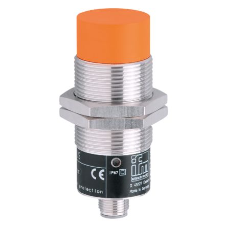 ifm electronic II5492 Threaded Barrel Inductive Proximity Sensor, M30 PNP/NPN II5 55V dc 15 mm 55 V dc 400mA