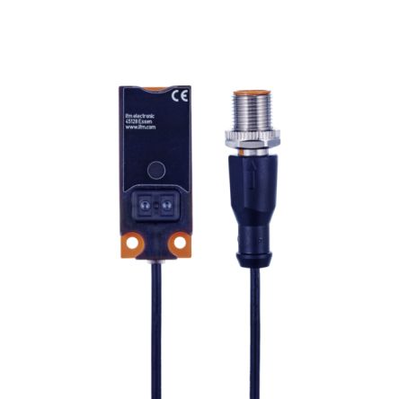 ifm electronic KQ6005 Rectangular Capacitive Proximity Sensor KQ6 12 mm, M12 PNP 100mA 30V dc 30 V dc