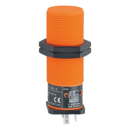 ifm electronic KI0040 Threaded Barrel Capacitive Proximity Sensor KI0 15 mm, M30 2-Wire 200mA 250V ac/dc 250 V ac 250 V