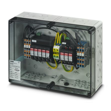 Phoenix Contact SOL-SC Series Polycarbonate Junction Box, IP65, 361 mm, 111mm 254 mm