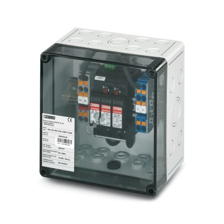 Phoenix Contact SOL-SC Series Polycarbonate Junction Box, IP65, 180 mm, 111mm 180 mm