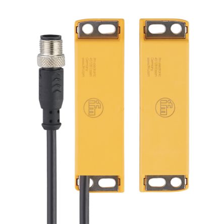ifm electronic MN Series Magnetic Safety Switch, Polyamide Housing, 24V dc, 2 NO, M12