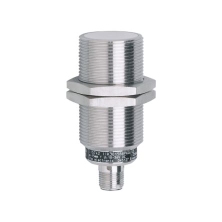 ifm electronic II5742 Threaded Barrel Inductive Proximity Sensor, M30 x 1.5 PNP II 36V dc 15 mm 36 V dc 200mA