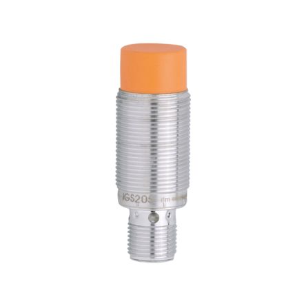 ifm electronic IGS203 Threaded Barrel Inductive Proximity Sensor, M18 x 1 PNP/NPN IGS 30V dc 12 mm 30 V dc 100mA