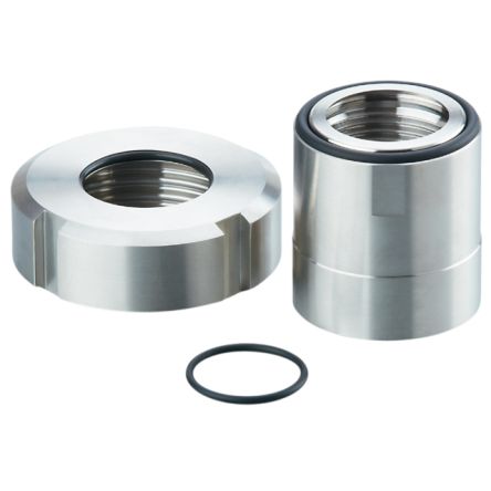 ifm electronic, E333 Series Adapter Universal Process Adapter 42 mm for Use with PM17xx, FDA compliant, FKM, RoHS, EPDM,