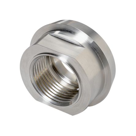 ifm electronic, E336 Series Adapter Process Adapter Hygienic Pipe Fitting 56 mm for Use with Pipe Fitting, EAC, TR CU