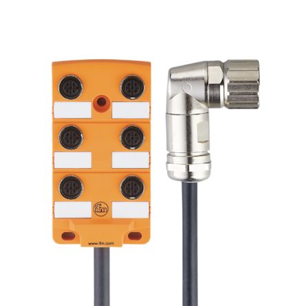 ifm electronic EBC Series Sensor Box, 6 Port, 10 m