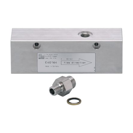 ifm electronic, E401 Series Adapter Process Adapter for Use with Small Volumetric Flow Quantities, EAC, RoHS Standard