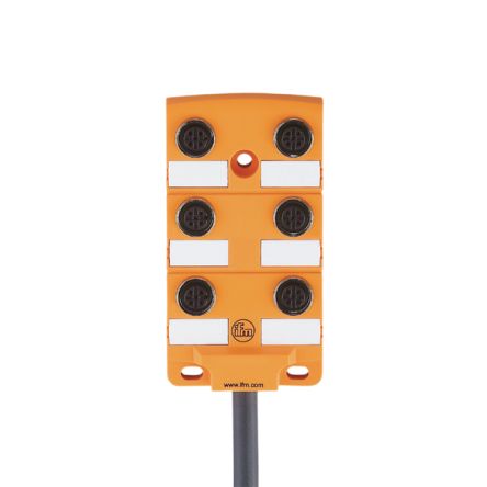 ifm electronic EBC Series Sensor Box, 6 Port, 10 m