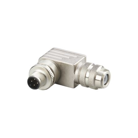 ifm electronic Industrial Circular Connector, 1 Contacts, Screw, M12 Connector, Plug, Male, IP67, E Series
