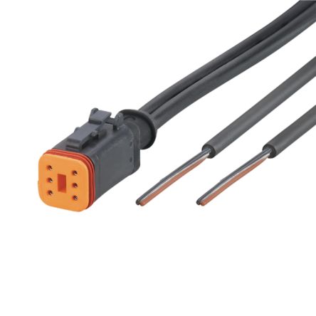 ifm electronic Female 1 way Straight to Unterminated Actuator/Sensor Cable, 2 m