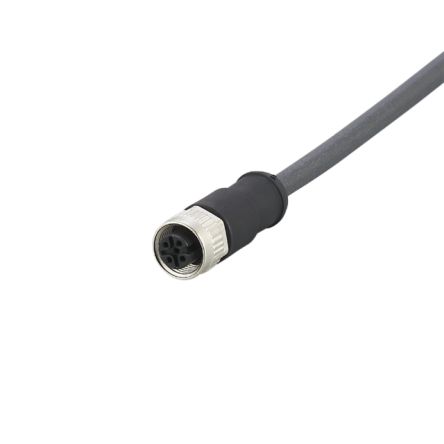 ifm electronic Female 1 way Straight to Unterminated Unterminated Actuator/Sensor Cable, 5 m