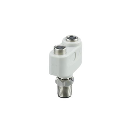 ifm electronic Side Entry, Top Entry Circular Connector Adapter 1 M12 2 M8 Female
