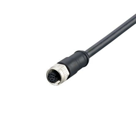 ifm electronic Female 1 way Straight to Unterminated Unterminated Actuator/Sensor Cable, 5 m