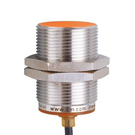 ifm electronic IIS244 Threaded Barrel Inductive Proximity Sensor, M30 x 1.5 NPN IIS 30V dc 15 mm 30 V dc 100mA