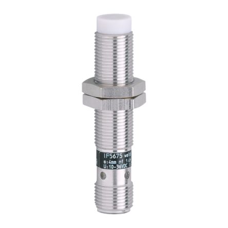 ifm electronic IF5675 Threaded Barrel Inductive Proximity Sensor, M12 x 1 PNP IF5 36V dc 4 mm 36 V dc 250mA