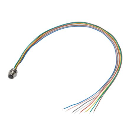 ifm electronic Circular Connector, 1 Contacts, Screw, M12 Connector, Socket, Female, IP67, E116 Series