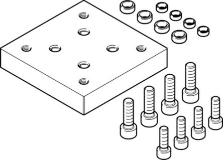 Festo Adapter Kit HMSV-72, For Use With Handling Modules