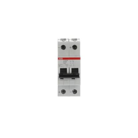 ABB System Pro M Compact S200 M UC Miniature Circuit Breaker, 2-Pole, 10A, Type B, 400V ac AC, 440 V dc DC, 10 kA