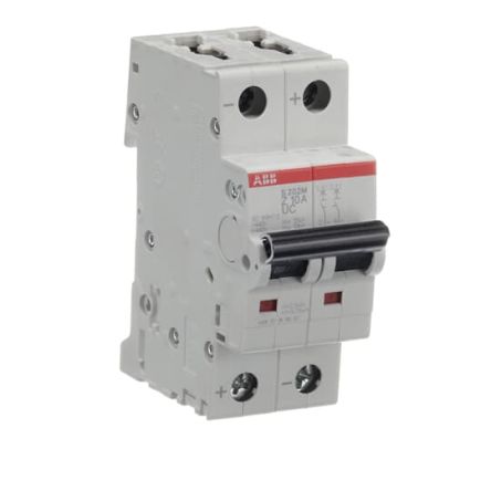 ABB System Pro M Compact S200 M UC Miniature Circuit Breaker, 2-Pole, 10A, Type Z, 400V ac AC, 440 V dc DC, 10 kA