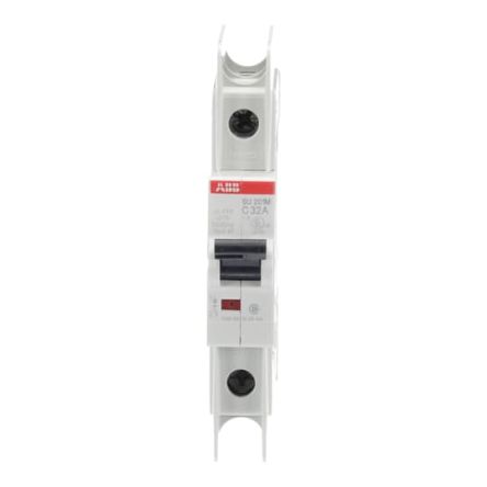 ABB SU200 M Miniature Circuit Breaker, 1-Pole, 32A, Type C, 277V ac AC, 48 V dc DC, 15 kA Breaking Capacity