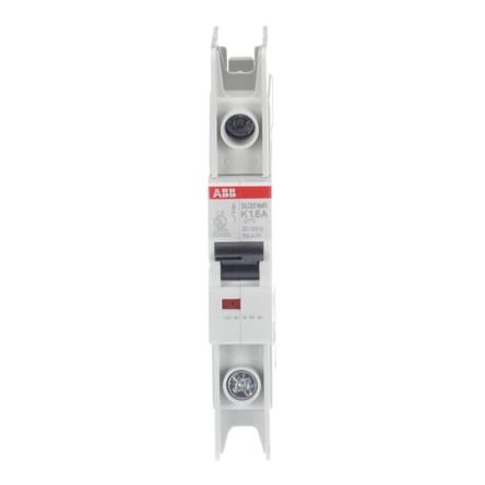 ABB System Pro M Compact SU200 MR Circuit Breaker, 1-Pole, 1.6A, Type K, 230V ac AC, 10 kA Breaking Capacity