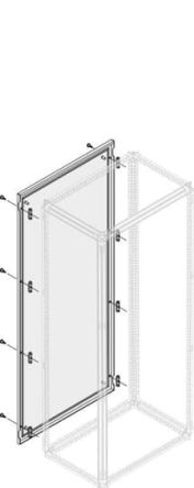 ABB 1STQ Series Pickled Steel Sheet Side Panel for Use with Modular Boards - System Pro E Power x 2 m x 300mm