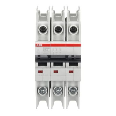 ABB System Pro M Compact SU200 MR Circuit Breaker, 3-Pole, 5A, Type K, 400V ac AC, 15 kA Breaking Capacity