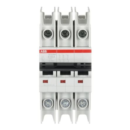 ABB System Pro M Compact SU200 MR Circuit Breaker, 3-Pole, 60A, Type K, 400V ac AC, 415 V dc DC, 15 kA Breaking Capacity
