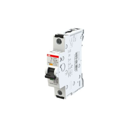 ABB System Pro M Compact S300P Miniature Circuit Breaker, 1-Pole, 0.3A, Type K, 240V ac AC, 72 V dc DC, 25 kA Breaking