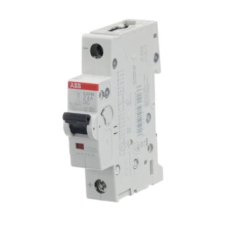 ABB System Pro M Compact S200 M UC Miniature Circuit Breaker, 1-Pole, 4A, Type Z, 230V ac AC, 220 V dc DC, 10 kA