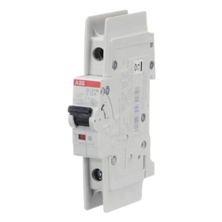 ABB SU200 M Miniature Circuit Breaker, 1-Pole, 13A, Type Z, 277V ac AC, 48 V dc DC, 15 kA Breaking Capacity