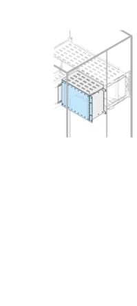 ABB PCVS Series Pickled Steel Sheet Assembly Plate for Use with Modular Boards - System Pro E Power 390 mm x 390 mm x